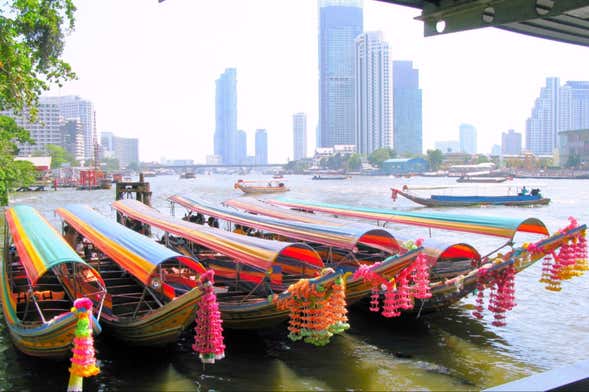 Passeio de barco pelos canais de Bangkok + Big Buda