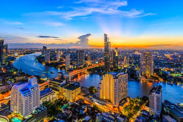 Barco turístico de Bangkok
