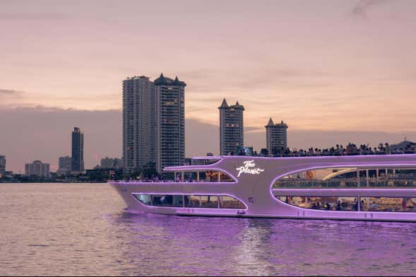 Cruzeiro com jantar pelo rio Chao Phraya