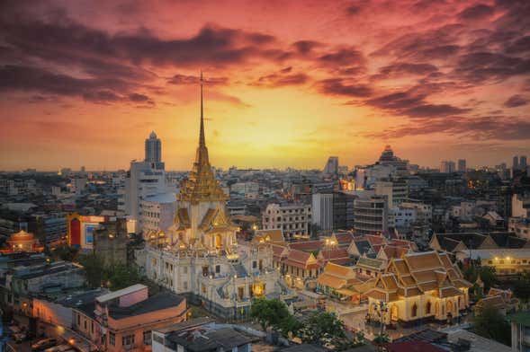 Tour noturno de tuk tuk por Bangkok + Street food na ChinaTown