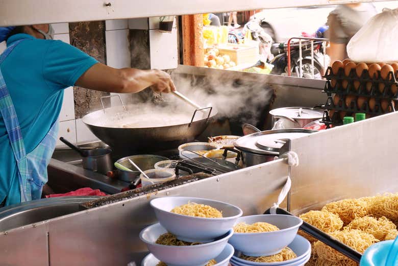 Posto de comida de rua