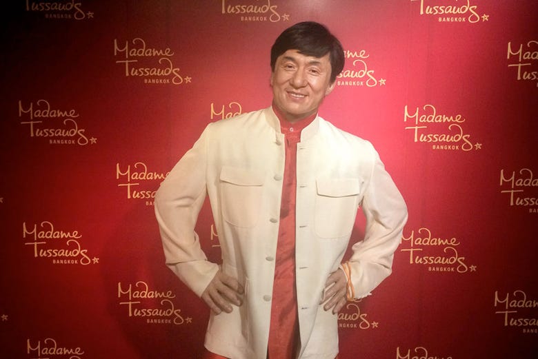 Jackie Chan no Madame Tussauds de Bangkok