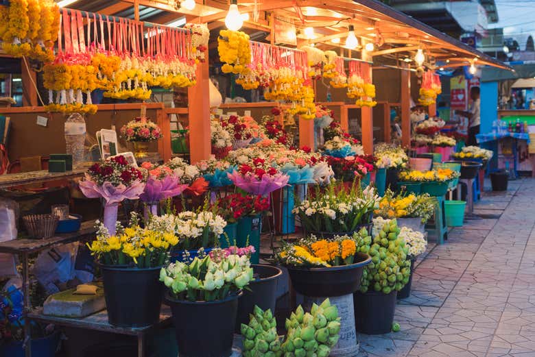 Mercado das Flores, em Bangkok