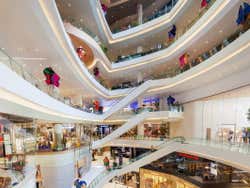 Interior do Icon Siam
